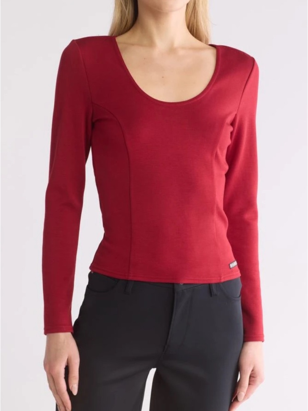 NWOT HUDSON JEANS SCOOP NECK LONG SLEEVES TOP